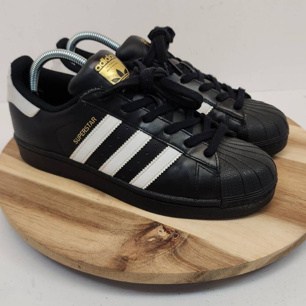 Adidas Superstar ADV Shoes Mens Size 7 Black White - Picture 6 of 12